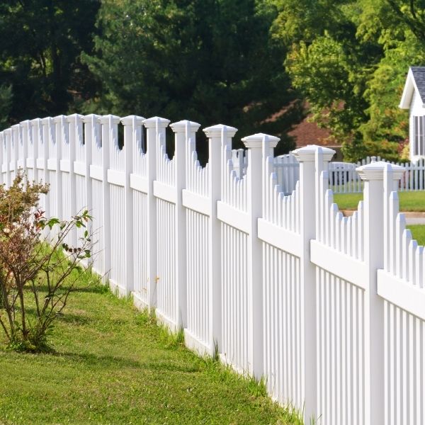 Vinyl privacy fence installation in Albany NY